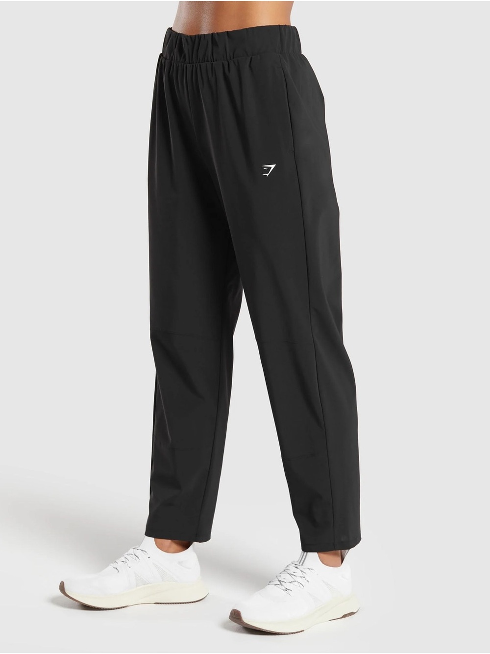 Gymshark Black Men’s Joggers with Subtle Logo